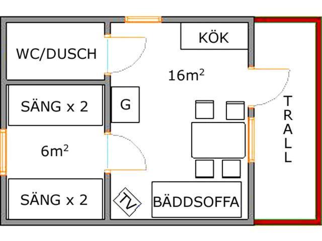 Saiva Camping & Stugby Hotel Vilhelmina Bilik gambar